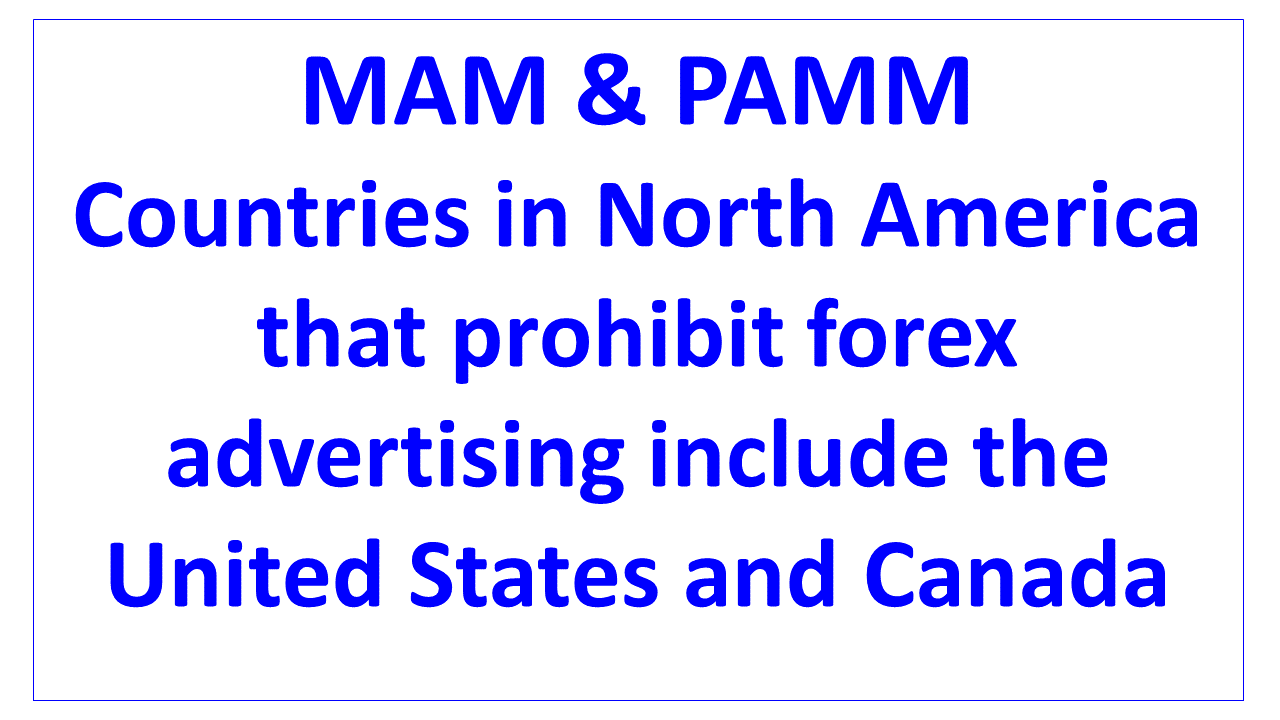 prohibit forex advertising in united states and canada en